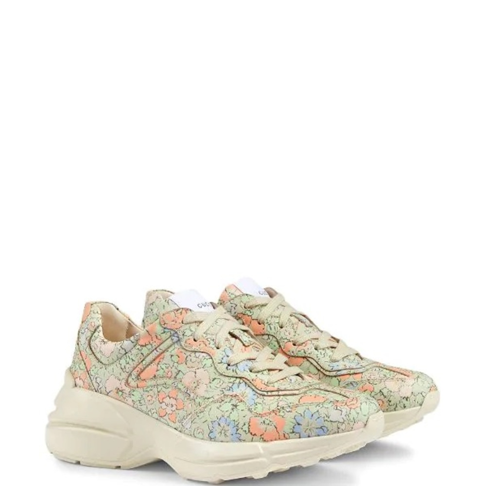 🌈🌈🌈GUCCI x LIBERTY floral sneakers. Size 37